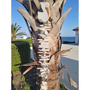 Coastal Hanging Mobile Pelican Driftwood New 3Ft